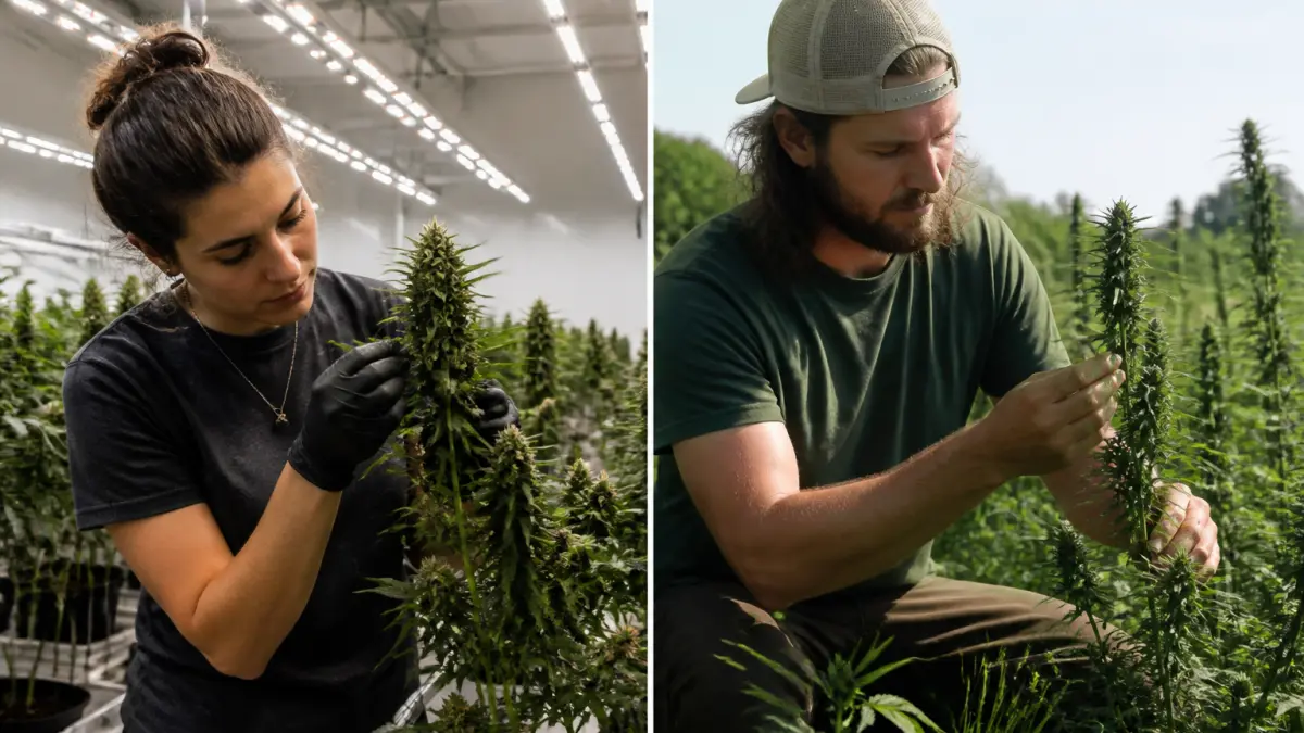 Culture en intérieur ou en extérieur : comment sélectionner la meilleure méthode pour une fleur CBD de qualité
