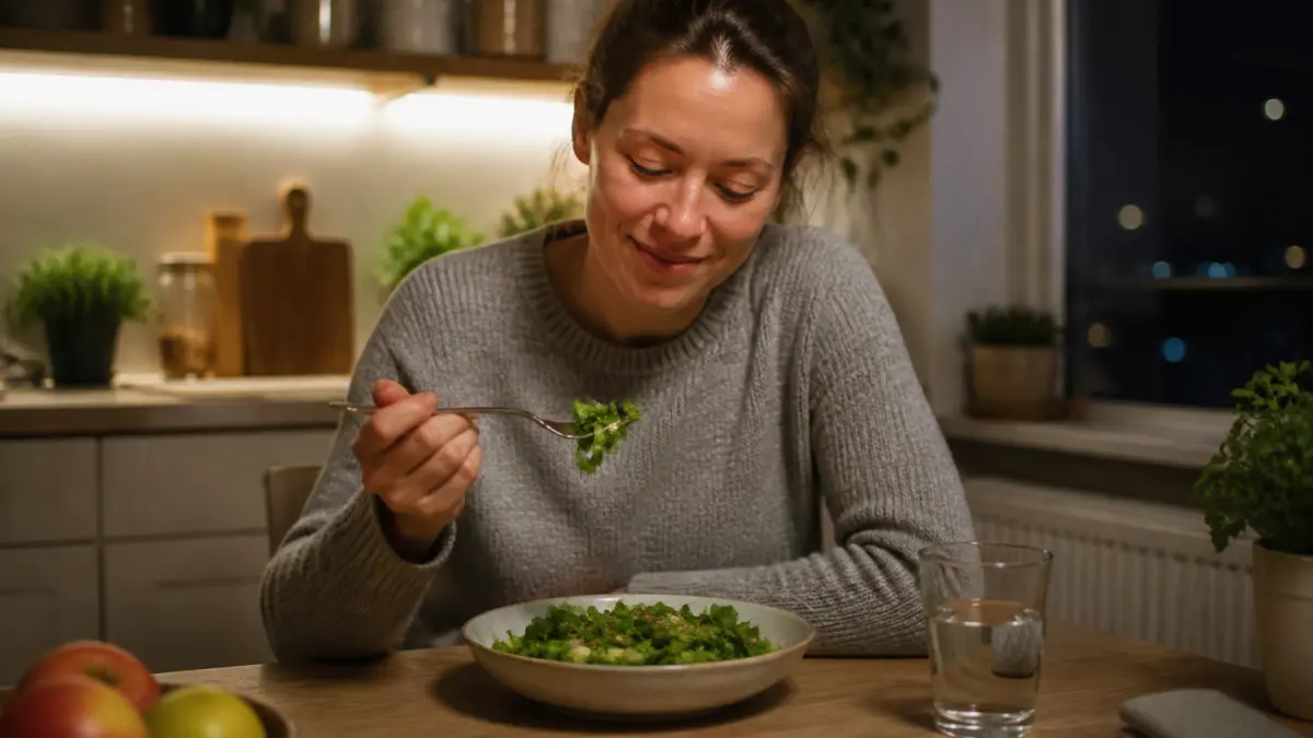 Manger de la mâche le soir favorise-t-il un bon sommeil ?