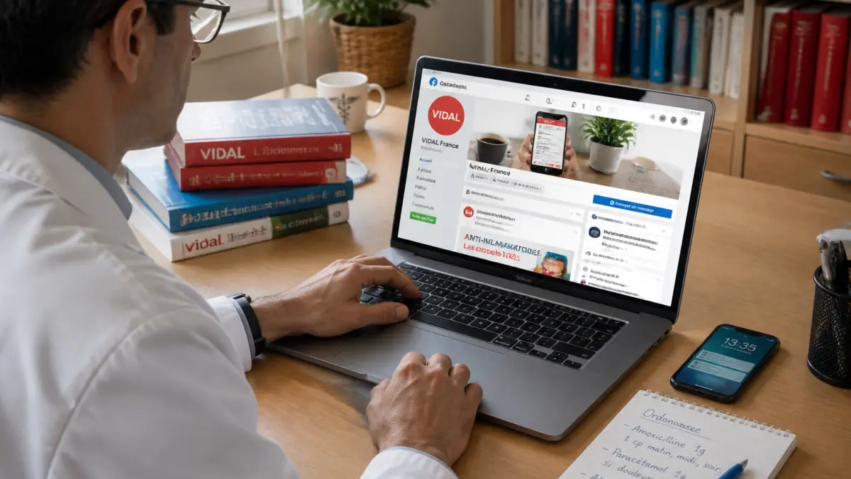 Page Facebook VIDAL France : comment rester informé sur les nouveautés des médicaments
