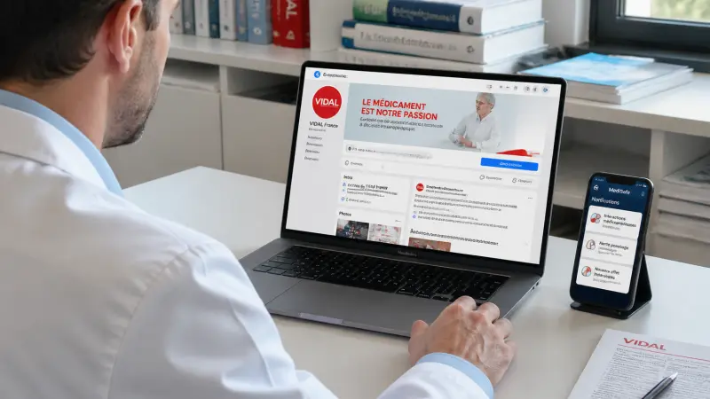 Page Facebook VIDAL France : comment rester informé sur les nouveautés des médicaments